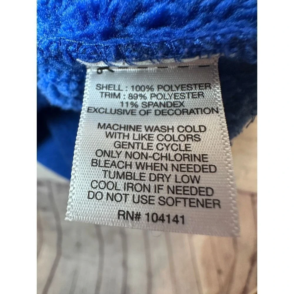 Koppen Quarter Zip Pullover Fleece Sweater Cobalt Blue Outdoor L